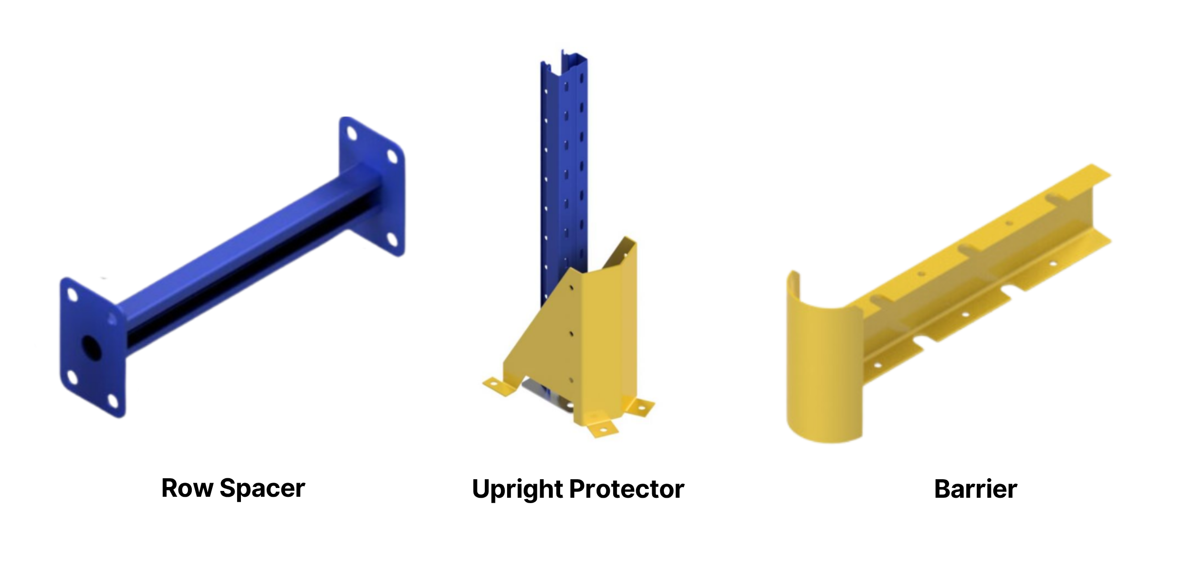 Accessories for pallet rack systems