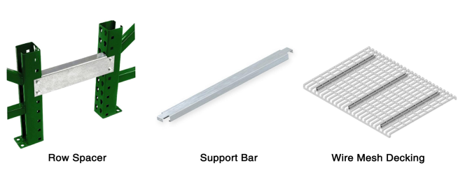Pallet rack accessories