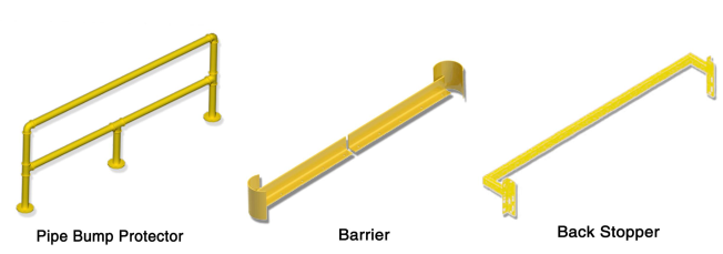 Other safety accessories of the pallet rack
