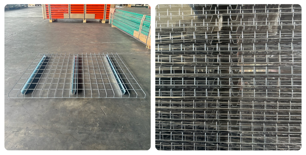 Complete steel wire mesh decking
