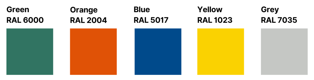 POWDER COATING COLOR OPTION