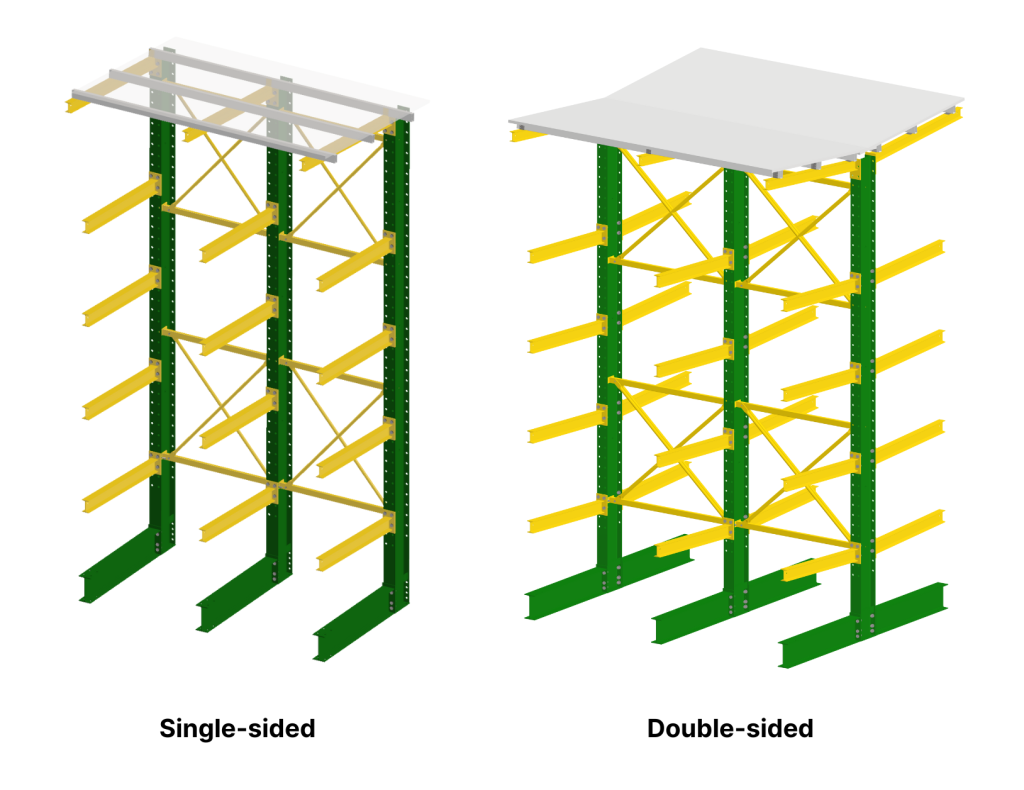 Single-side and Double-side Cantilever Rack