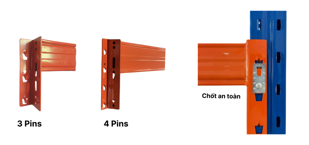 Thanh ngang kệ tải nặng tiêu chuẩn Úc