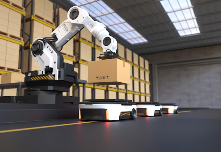 AGVs and Racking Systems Defining the Smart warehouse trend