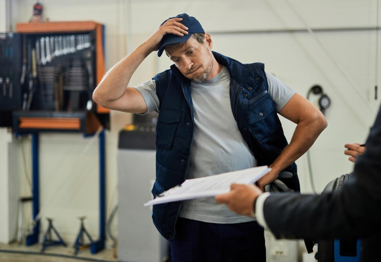 Worker/Technician Facing Work Problem or Challenge